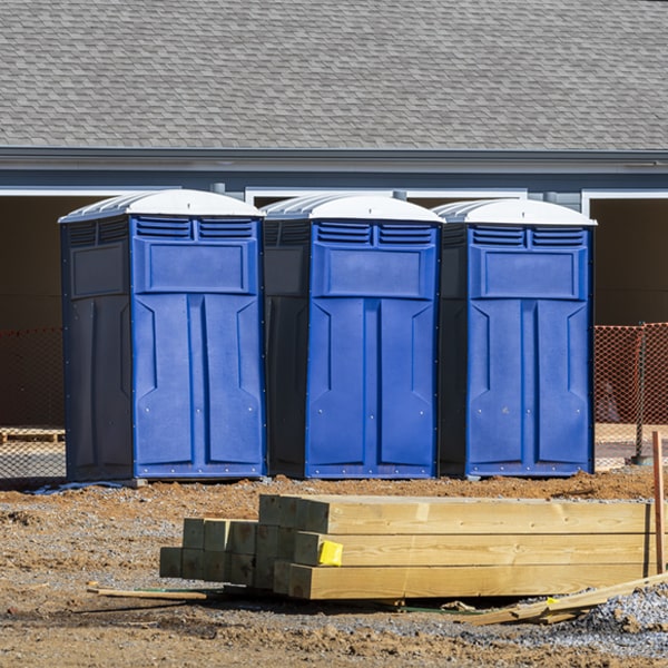 is there a specific order in which to place multiple porta potties in Irvine